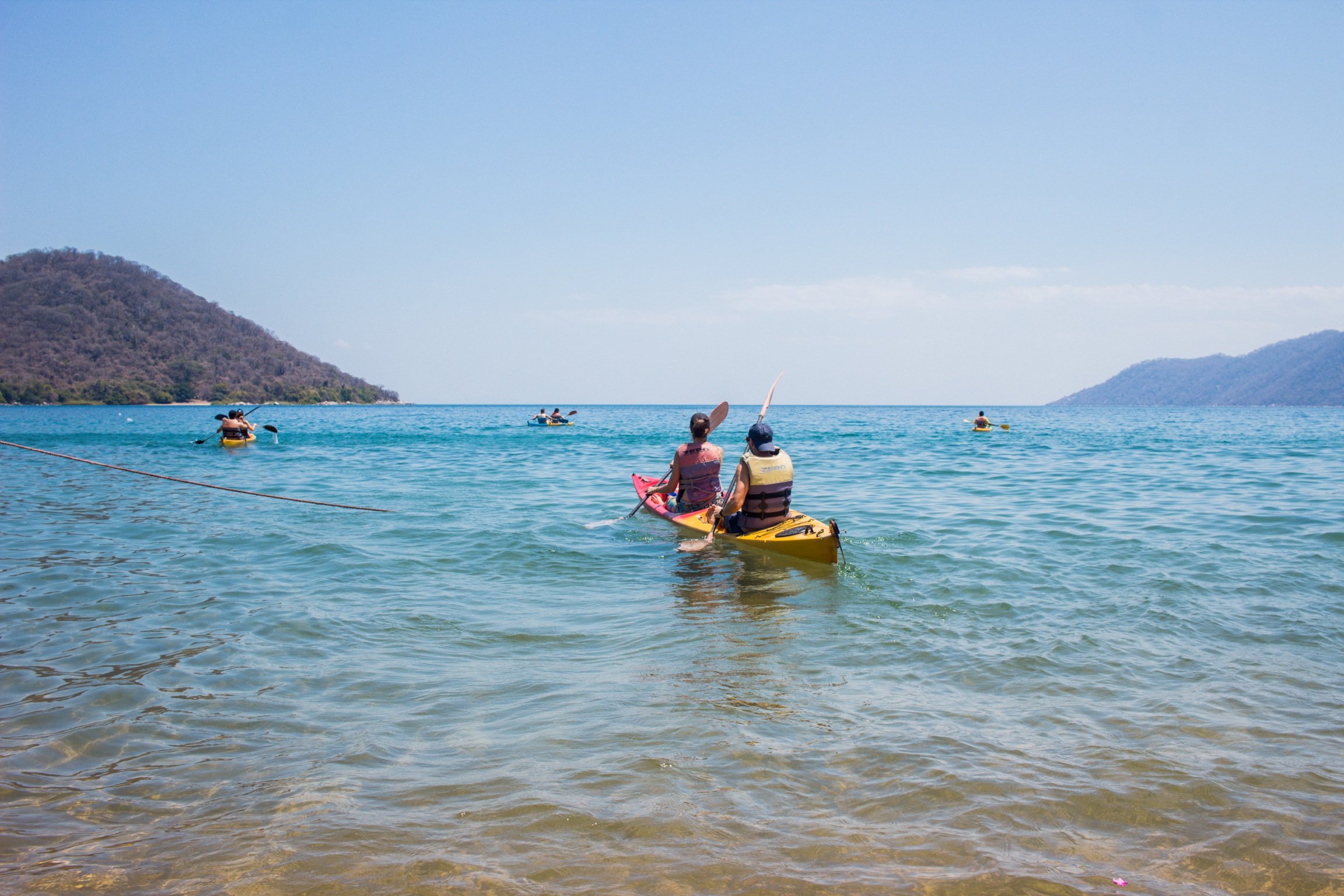 Kayaking in Cape Maclear