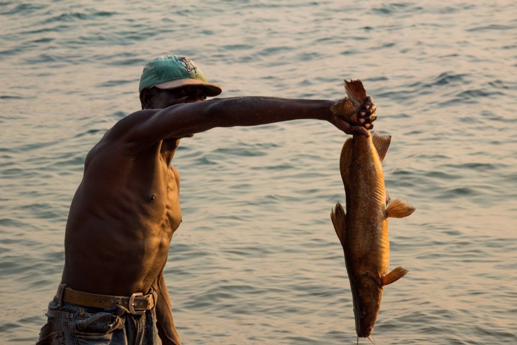 Fisherman on Lake Malawi