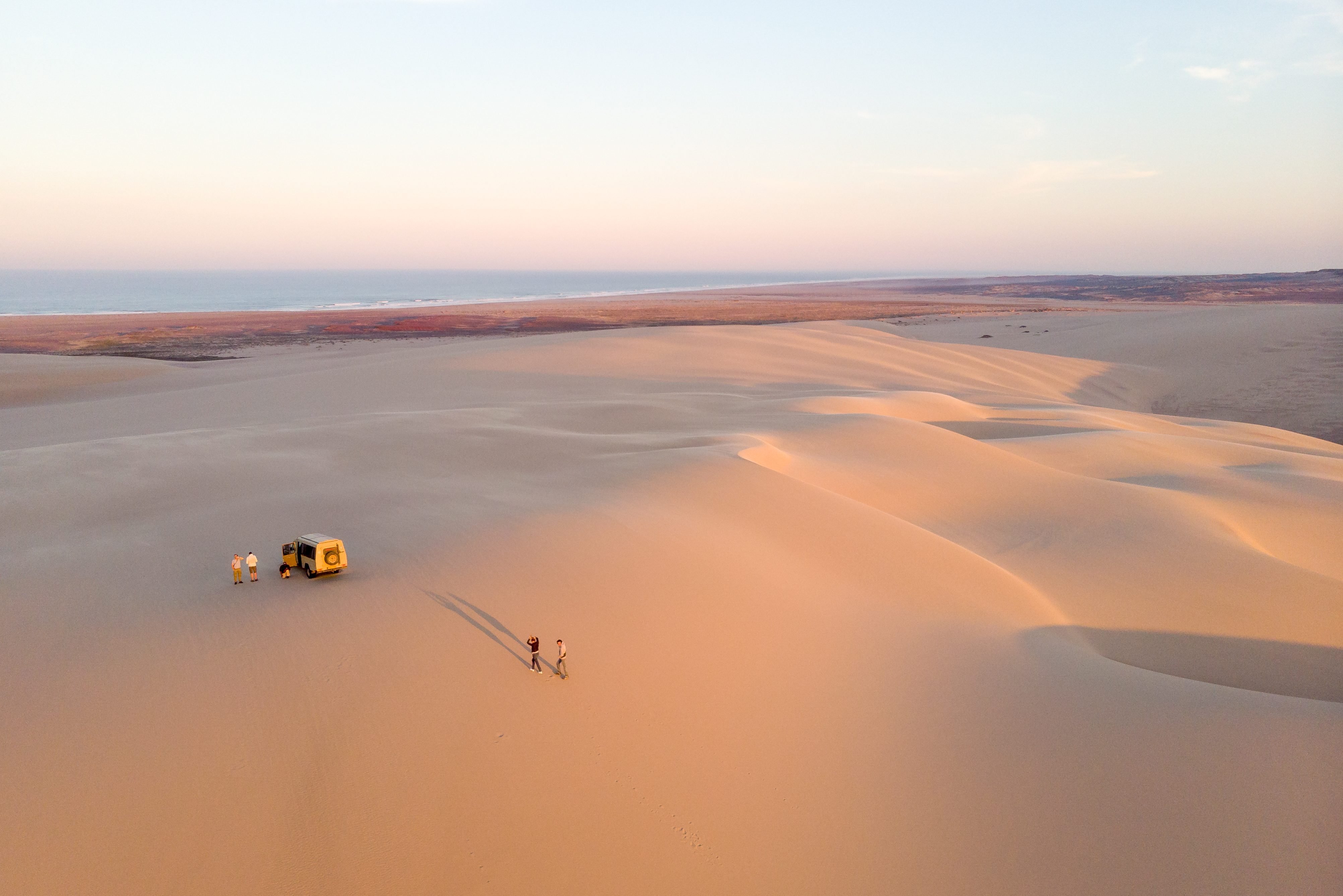 Dune exploring at Shipwreck Lodge on the Skeleton coast