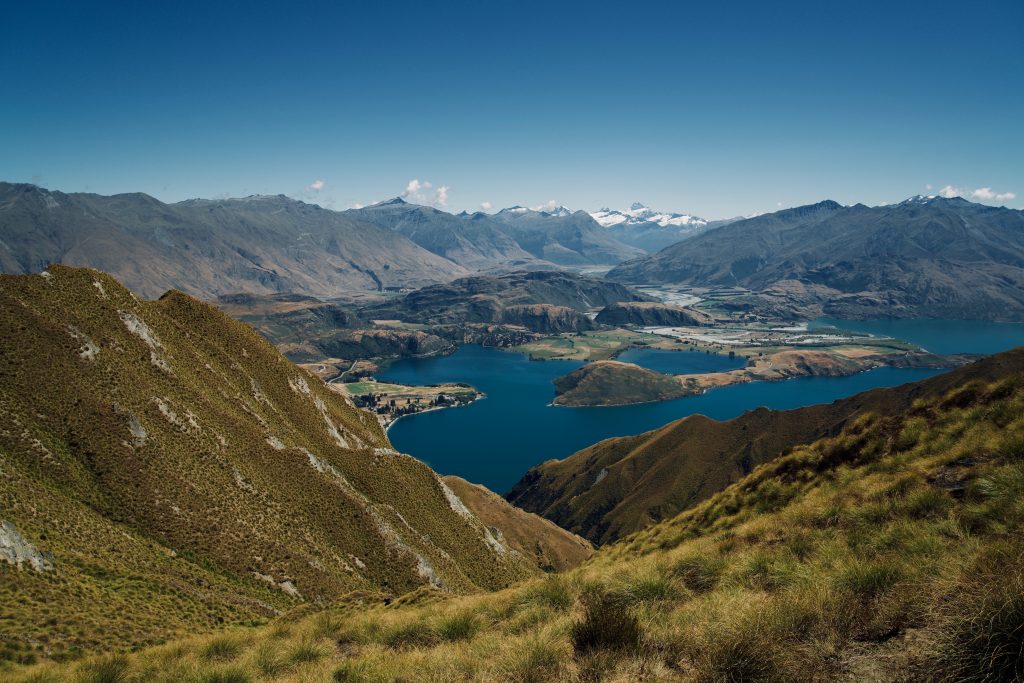 Outdoor adventures in the mountains in New Zealand